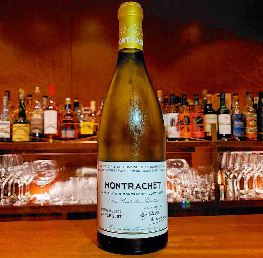 モンラッシェ2007ドメーヌ・ド・ラ・ロマネ・コンティDomaine de la Romanee-Conti Montrachet Grand  Cru】当たり年の世界最高峰白ワイン BarTetu（バーテツ）